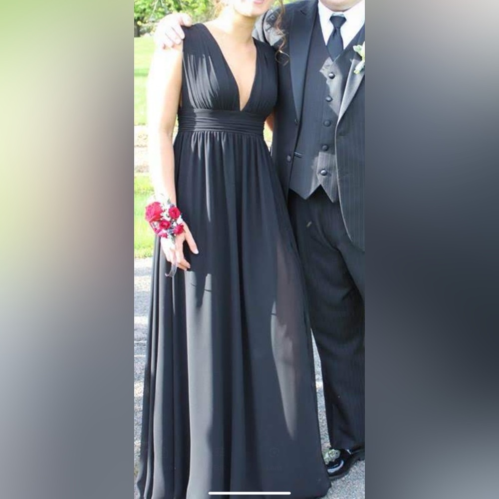 LULUs black prom/wedding dress